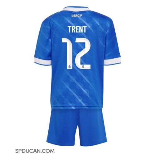 Dječji Nogometni Dres Real Madrid Alexander-Arnold #12 Rezervni 2025-26 Kratak Rukav (+ Kratke hlače)